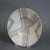 A charming ceramic bowl by Bruno Gambone, decorated with a bold geometric composition of radiating striped chevrons in...