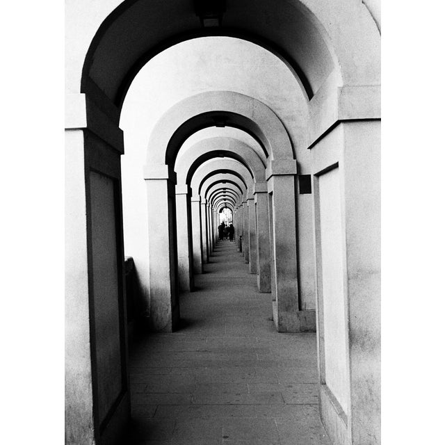 Black Set of 6 - 'Arches' #2 Unframed Contemporary Black and White Gallery Wall of Photographs Installation For Sale - Image 8 of 9