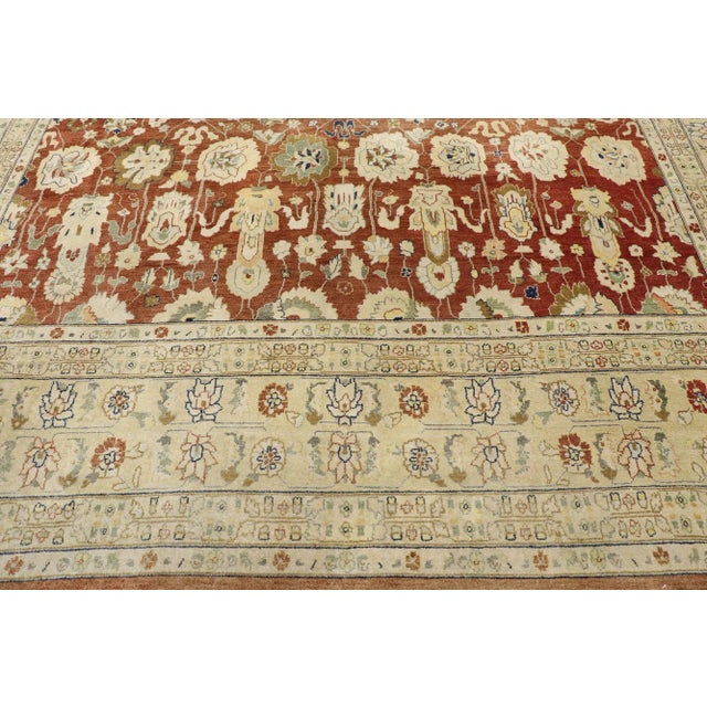 Vintage Pakistani Rug, 09'11 X 14'04 For Sale - Image 4 of 9