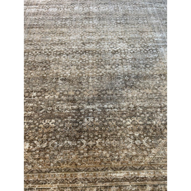 Persian Distressed Persian Style Rug , 9' X 12' For Sale - Image 3 of 6