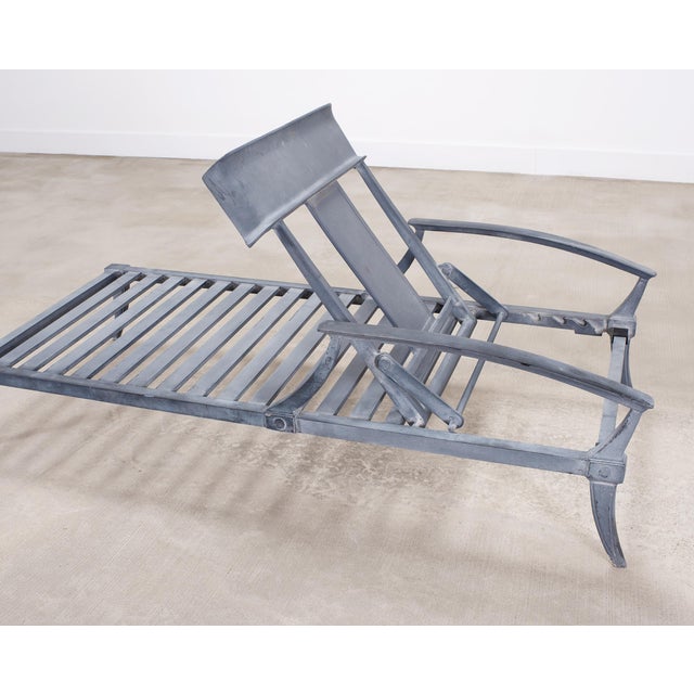Pair of Neoclassical Greco-Roman Klismos Chaise Lounges For Sale - Image 16 of 18