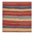 Vintage Bidjar Persian Tribal Kilim in Red, Gold and Blue Stripes by Rug & Kilim-4'11''x5'2'' For Sale