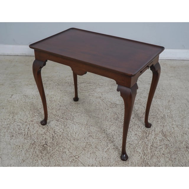 Age: Approx:: 50 Years Old Details: High Quality Construction Queen Anne Legs & Pad Feet 18 C. Design Traditional Style...