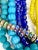 Antique European Glass and Chevron Trade Bead Necklaces For Sale - Image 4 of 5