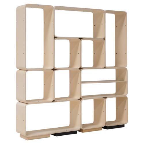 Modular Bookcase or Room Divider attributed to Carlo De Carli for Fiarm, Italy, 1970s For Sale - Image 13 of 13