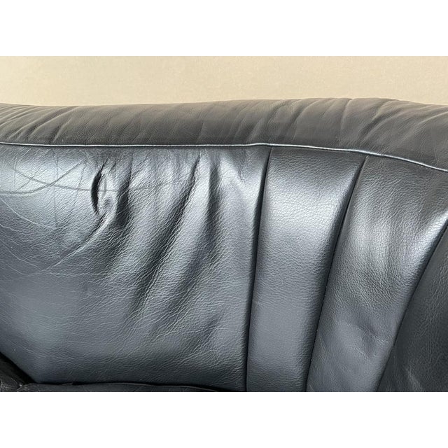 Onda Sofa in Leather by De Pas, Durbino, Lomazzi for Zanotta, 2000s For Sale - Image 6 of 10