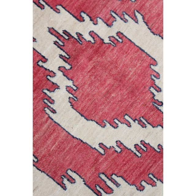 Hand Knotted Ikat Rug - 12'0" X 9'5" For Sale - Image 4 of 5