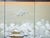 Celadon 1960s Shōwa Era Japanese Silk Byobu Screen "Mountain Landscape in Winter" For Sale - Image 8 of 18