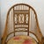 English Boho Chic Brighton Pavilion Style Rattan & Bamboo Armchair For Sale - Image 3 of 8