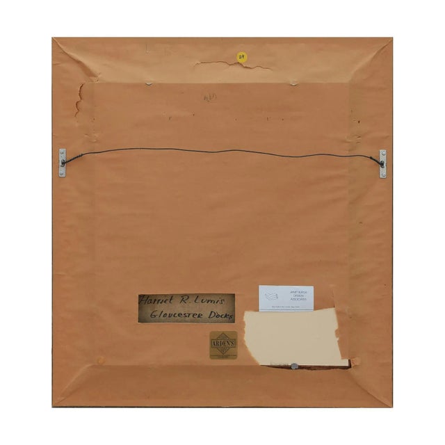 "Gloucester Docks" Impressionist Boat Seascape Early 20th Century For Sale In Houston - Image 6 of 7