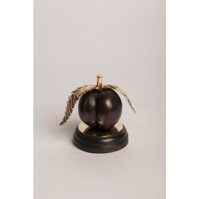 2010s Peach Bronze Sculpture For Sale - Image 5 of 5