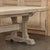 Ecru Vintage Rustic European Stripped Oak Trestle Dining Table For Sale - Image 8 of 18