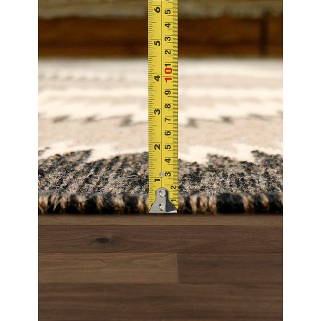 2020s Pasargad Home Tuscany Mocha Wool Area Rug- 9' 0'' X 12' 2'' For Sale - Image 5 of 5