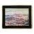 Mid-Century Abstracted Watercolor &Amp; Wax-Resist Mountain Landscape by Mina Tabuena. For Sale