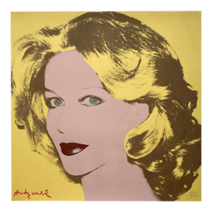 Andy Warhol Vintage 1986 Limited Edition Large Fine Art Lithograph Print " Lynn Wyatt " 1980