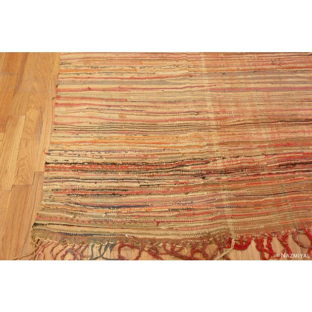 Mid 20th Century Nazmiyal Collection Sunny Hues Vintage Moroccan Kilim Rug For Sale - Image 5 of 8