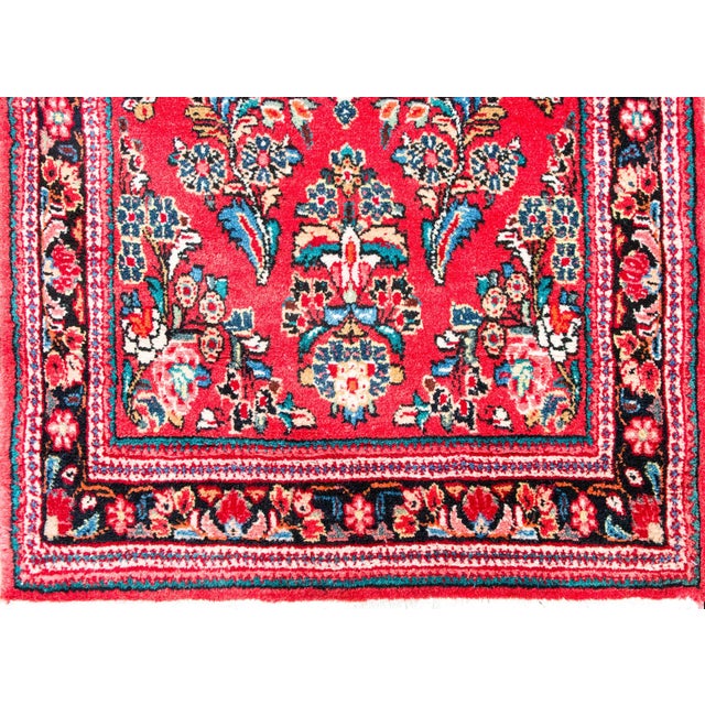 Early 20th Century Sarouk Runer For Sale In Chicago - Image 6 of 15