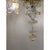 Murano Style Glass Clear and Gold Chandelier with Flowers and Leaves from Simoeng For Sale - Image 11 of 12