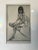 1980's Vintage G. M. S " Seated Nude " Etching For Sale - Image 9 of 11