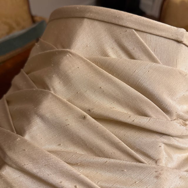 Late 20th Century Vintage Smocked Lampshade For Sale - Image 5 of 5