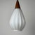 1970s Vintage Pendant Lamp in Glass and Wood from Targetti Sankey, Italy, 1970s For Sale - Image 5 of 12