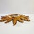 Wood Large Vintage Wall Mirror in Sunburst Finish, 1960s For Sale - Image 7 of 11