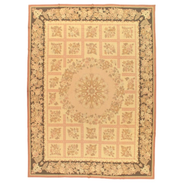 Modern Aubusson Rug 8'4" X 11'5" Chairish
