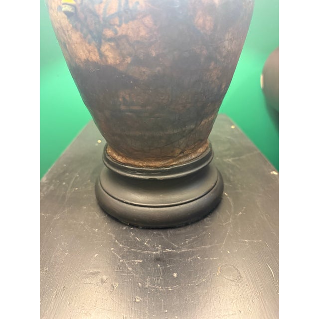 17th Century Persian Fritware Jar Mounted as Lamp For Sale - Image 9 of 12