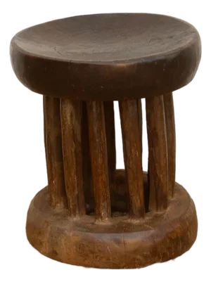 Antique Ethiopian Harari Round Stool