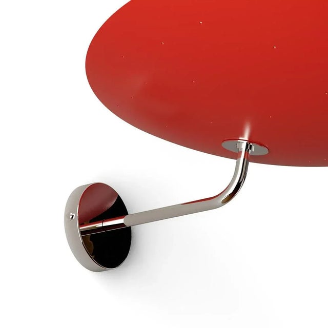 2059 Chrome Wall Lamp by Disderot Limited Edition. Designed by Pierre Disderot. Dimensions: Ø 40 x H 12 cm. Materials:...