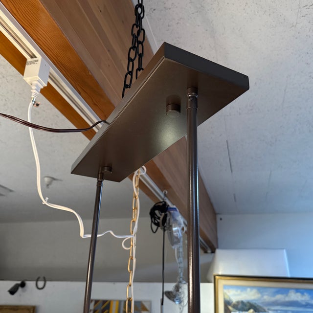 Livex Lighting Summit Wide Linear Chandelier For Sale - Image 4 of 12