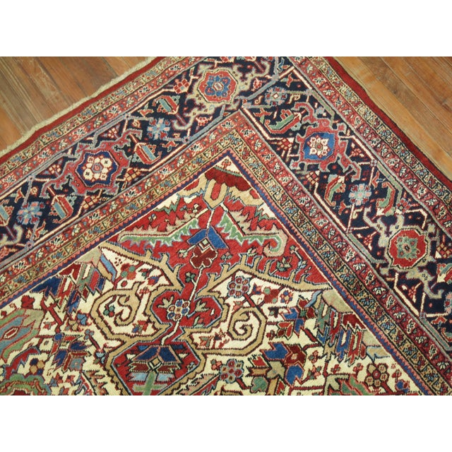 Antique Persian Heriz Rug For Sale - Image 18 of 18