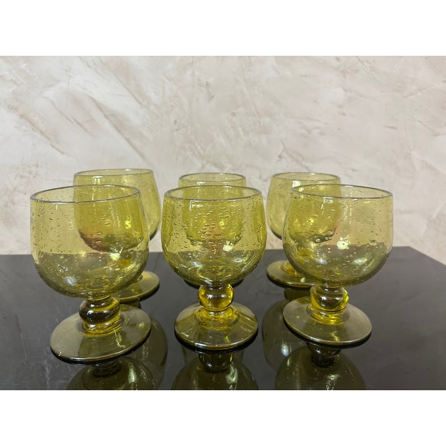 Cocktail Glasses from Biot, Set of 6 For Sale - Image 6 of 11