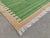 Casa Cosima Handmade Cotton Rug, Green with Light Tan Geometric Border and Cream Fringe - 6'x9' For Sale - Image 4 of 9