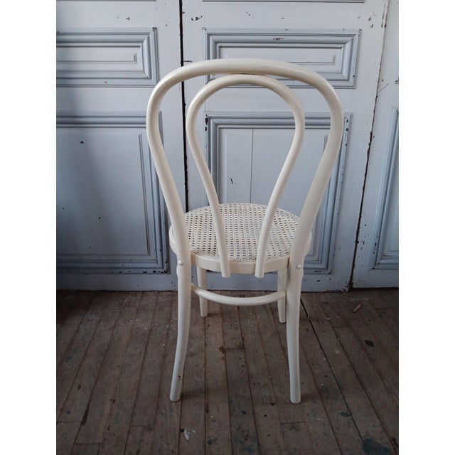 Vintage White Bistro Chairs, 1930s, Set of 4 For Sale - Image 6 of 18