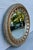 Gold Vintage John Richard Georgian Style Gilt and Painted Round Beveled Mirror For Sale - Image 8 of 11