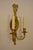 Baroque 1990s French Louis XVI Style Brass Two Light Sconces - A Pair For Sale - Image 3 of 5