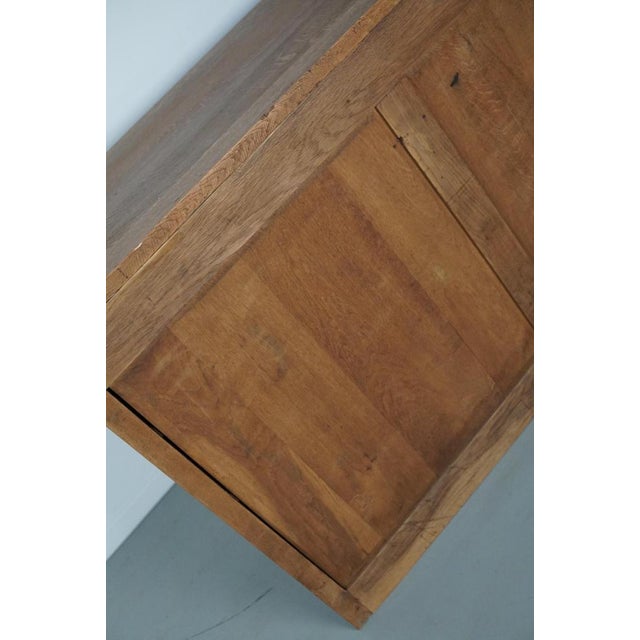 Antique French Oak Shop Cabinet, 1930s For Sale - Image 14 of 15