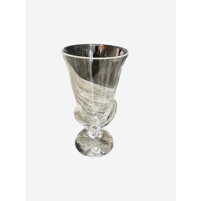 1940s Steuben Glass Vase by George Thompson For Sale - Image 5 of 12