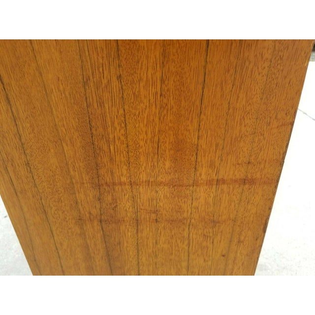 Vintage MCM Lane Narrow Tv Stand Entryway MultiPurpose Brass Door Pulls Chairish