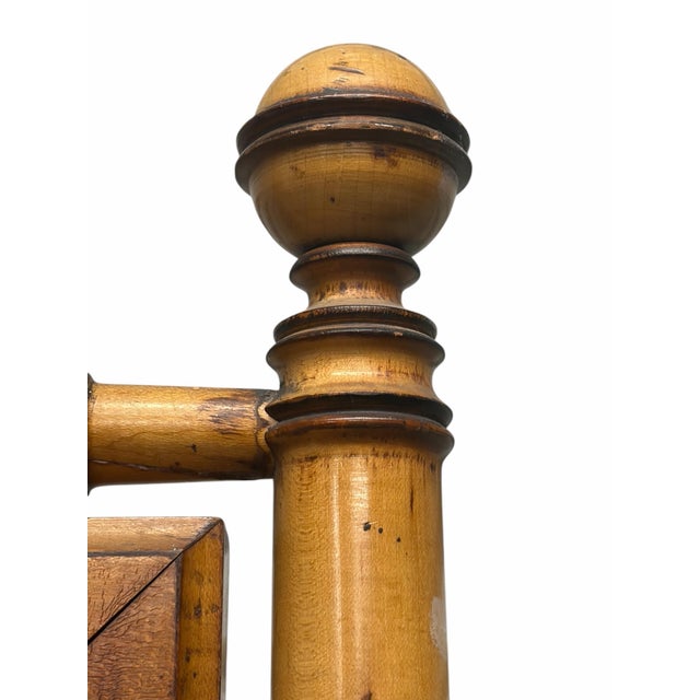 Wood Late 19th Century Rj Horner Aesthetic Movement Faux Bamboo Tall Lock Side Dresser, Attributed For Sale - Image 7 of 12