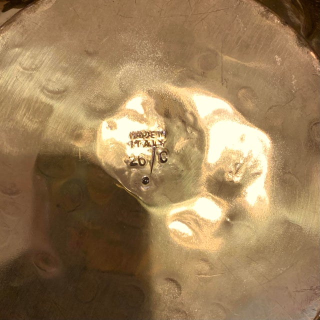 Large Baroque Brass Repousée Cachepot With Bold Gadrooning For Sale - Image 12 of 12