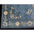 1920s 1920s Blue Medallion Classic Vase Chinese Peking Carpet Small Rug 4' X 5' 10'' For Sale - Image 5 of 8