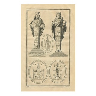 Bernard de Montfaucon, Diana of Ephesus, 1721, Engraving on Paper For Sale