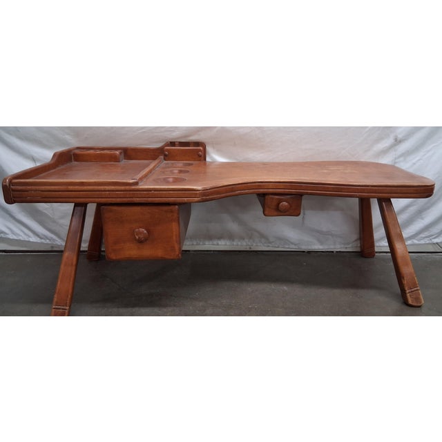 An exceptionally rare authenticated children’s art desk by Old Hickory Furniture Company of Martinsville, Indiana — one of...
