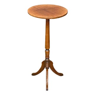 English Wine or Cocktail Table of Mahogany (Dia 13 3/4) For Sale