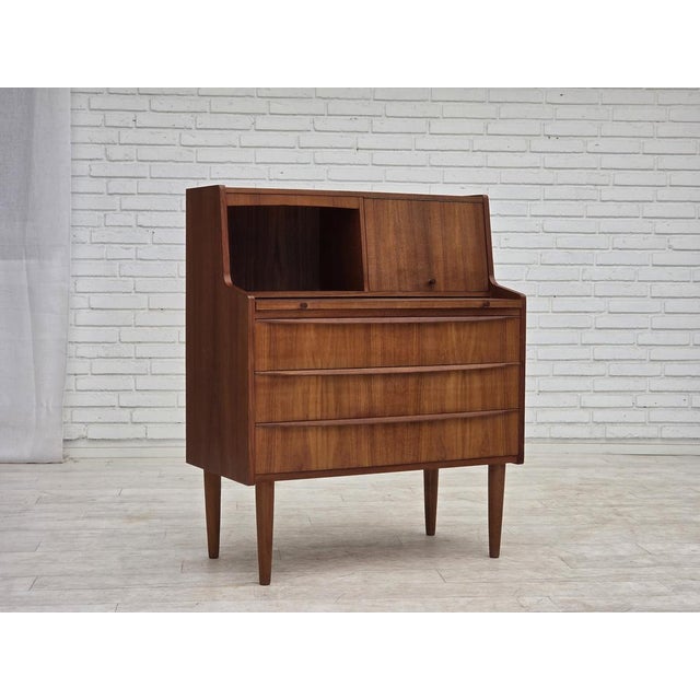 Danish Teak Chest of Drawers with Folding Mirror, 1970s For Sale - Image 16 of 16