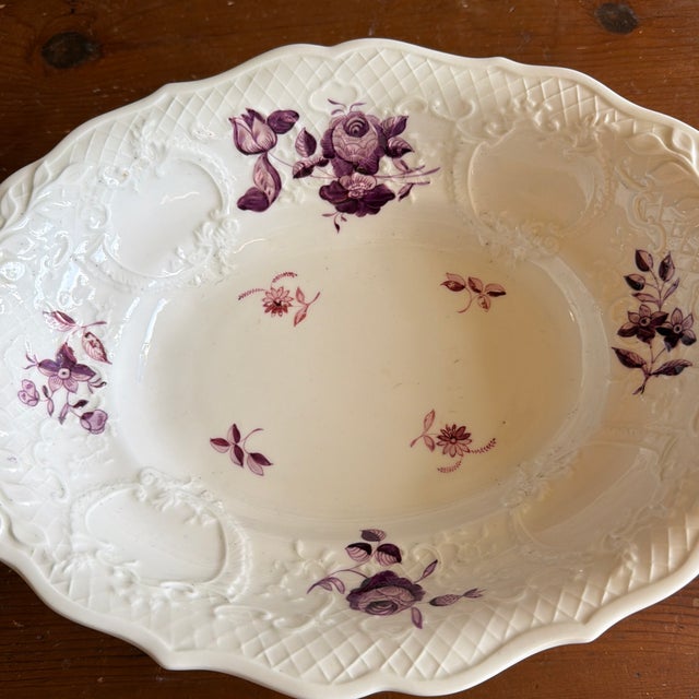 Ridgway Porcelain Rare Job Ridgway Cauldon Place Compote, Pattern B1154, Newly Discovered Pattern, Circa 1808-1814 For Sale - Image 4 of 12