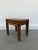 Set of three nesting tables in teak manufactured in Denmark in the 1960s. The tapered legs joining the top of the table...