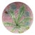 Majolica Chestnut Leaves Plate Salins, Circa 1880 For Sale